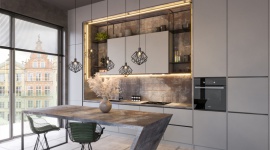 W cieniu stoczniowych żurawi. Nowy wzór wielkoformatowych płyt Laminam